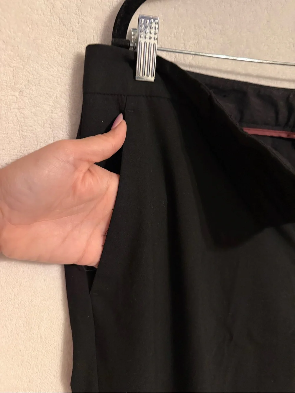 Banana Republic Martin Fit Black Dress Pants Women’s Size 14R Stretch Trousers